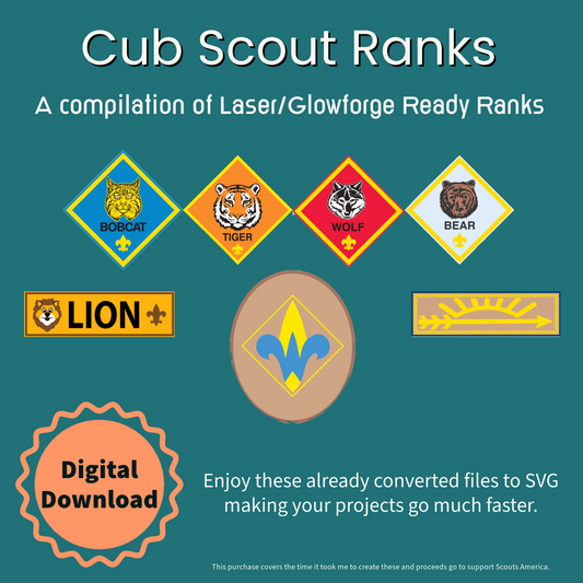 Cub Scout Ranks (Digital File)